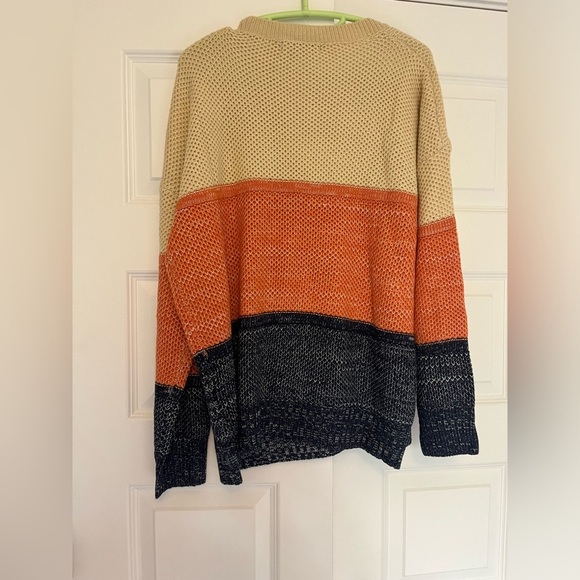 NEW Merokeety colorblock sweater size Xl nwt - Picture 4 of 5